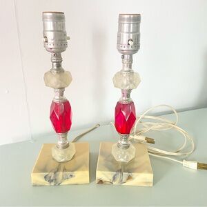 Vintage 1960s Pair of Lamps